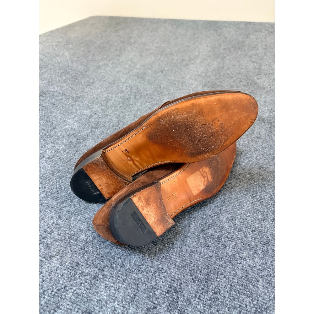 Bally Chestnut Suede Penny Loafers - Picture 7 of 10